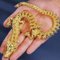 Majestic 3D Alloy Golden Dragon Statue With Movable Limbs Symbol Of Power Good Luck 6