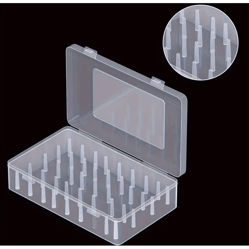 42Spool Portable Sewing Thread Organizer Box With Needle Storage 3