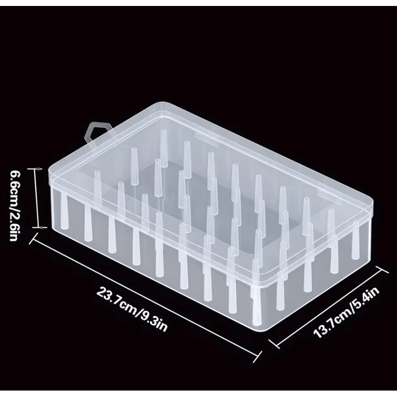 42Spool Portable Sewing Thread Organizer Box With Needle Storage 4