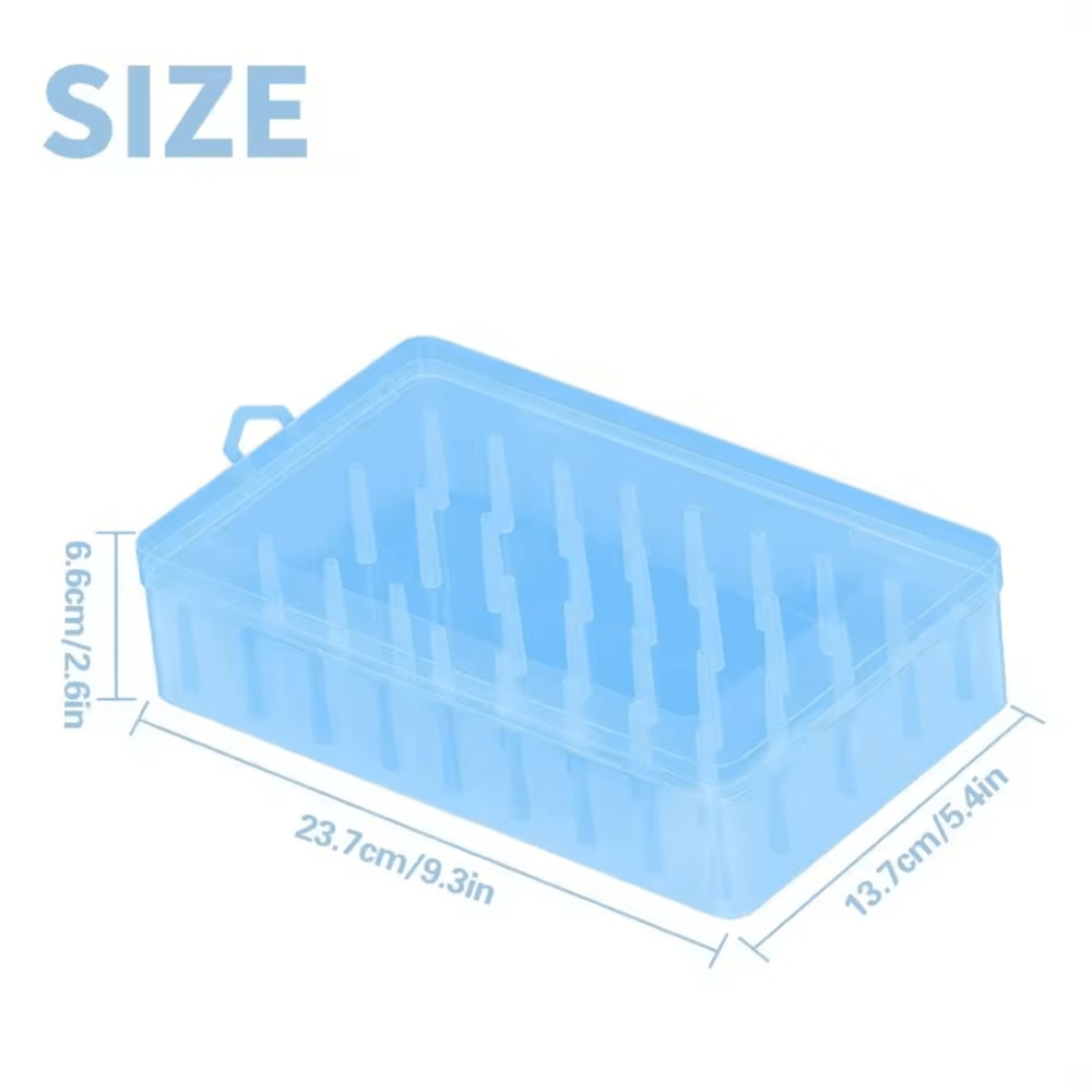 42Spool Portable Sewing Thread Organizer Box With Needle Storage 7