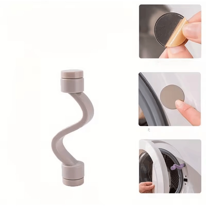 Laundry Door Safety Lock Ventilated AntiMold Washing Machine And Bathtub Protection Clip 3
