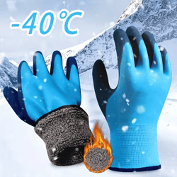 winter waterproof and warm mechanical gloves – cold weather fishing & outdoor protection