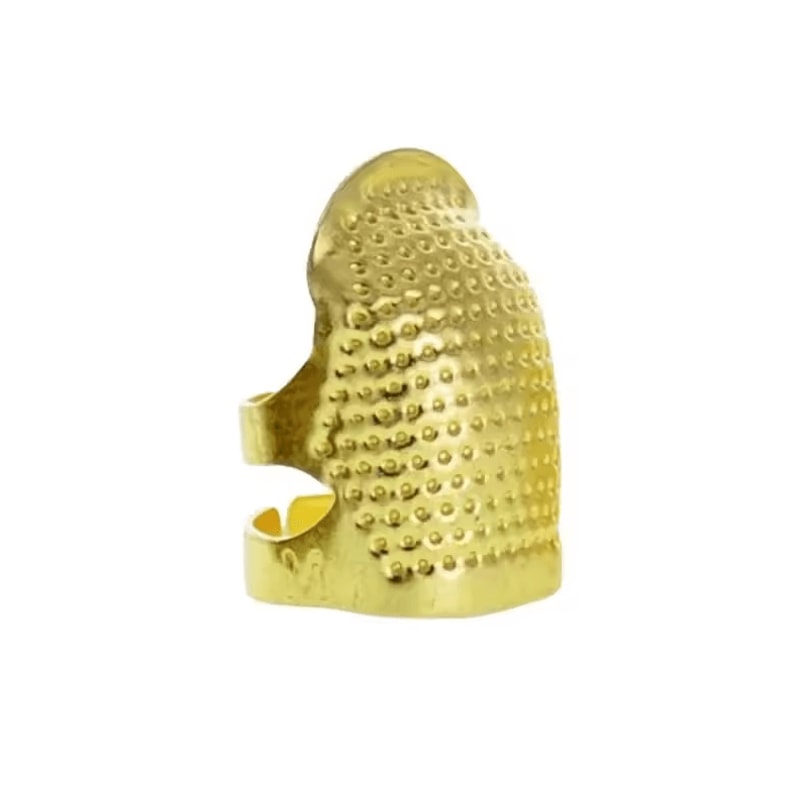 Adjustable Vintage Sewing Thimble Handmade NonSlip Embroidery Finger Holder 6