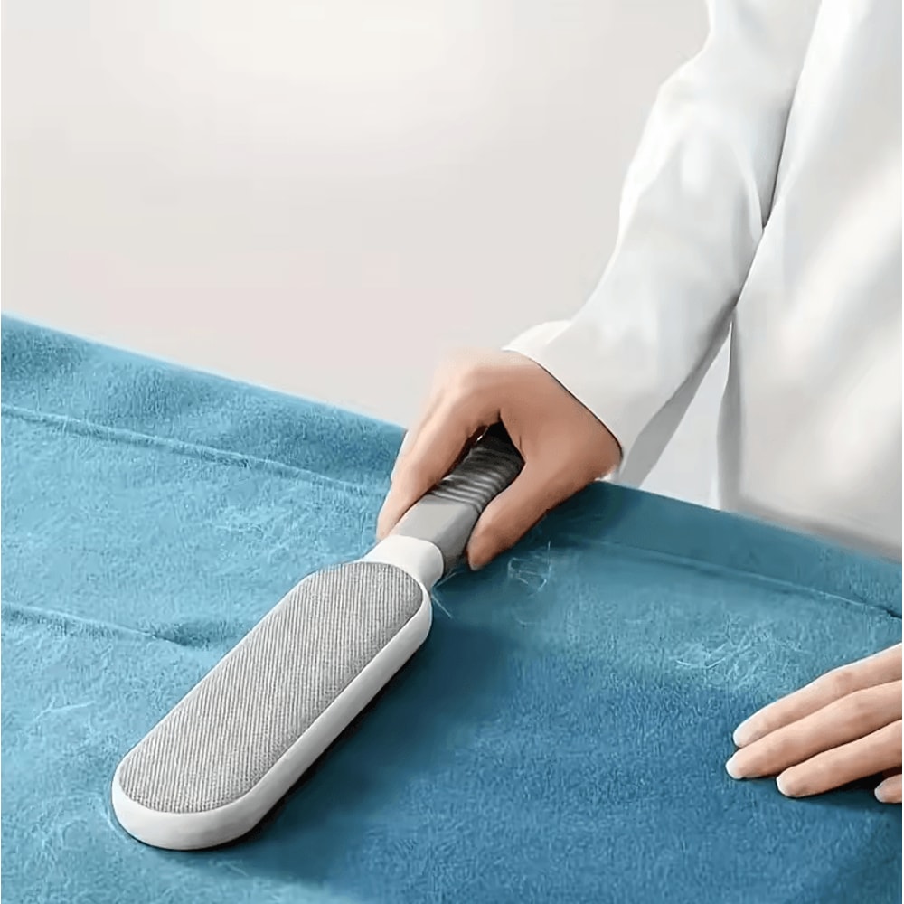 Reusable DoubleSided Pet Hair Remover Brush Manual Electrostatic Dust Lint Cleaner 4