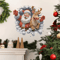 SelfAdhesive Removable 3D Santa Claus And Rudolf Wall Stickers Christmas Decorative Decor 0