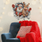 SelfAdhesive Removable 3D Santa Claus And Rudolf Wall Stickers Christmas Decorative Decor 1