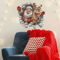 SelfAdhesive Removable 3D Santa Claus And Rudolf Wall Stickers Christmas Decorative Decor 1