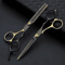 2pcs FlatTooth Magic Hair Scissors Set DIY Bangs Trimming Home Haircutting 5