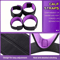 2Piece Adjustable BDSM Cuff And Thigh Holster Set Womens Padded Comfort Restraints 2