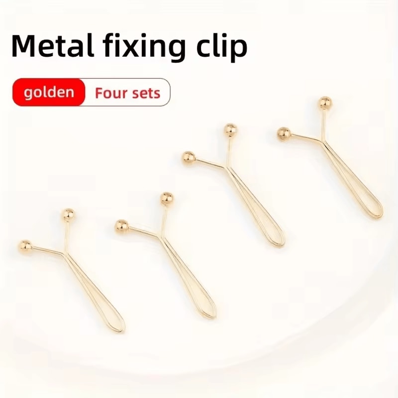 4pcs Invisible Waist Tightening Metal Clips Adjustable Button Clips For Jeans Clothing 2
