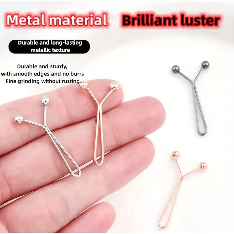 4pcs Invisible Waist Tightening Metal Clips Adjustable Button Clips For Jeans Clothing 4