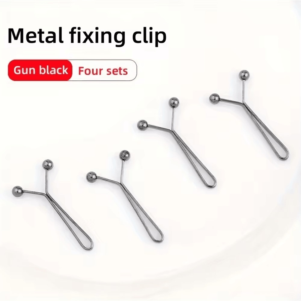 4pcs Invisible Waist Tightening Metal Clips Adjustable Button Clips For Jeans Clothing 5