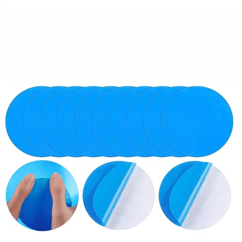 1020 Pieces Underwater SelfAdhesive Swimming Pool Patch PVC Pool Repair Kit 0