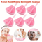 6Piece Pink Heart Shaped Facial Mask Mixing Bowl Set DIY Skincare Tool With Scraper 1