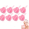 6Piece Pink Heart Shaped Facial Mask Mixing Bowl Set DIY Skincare Tool With Scraper 5