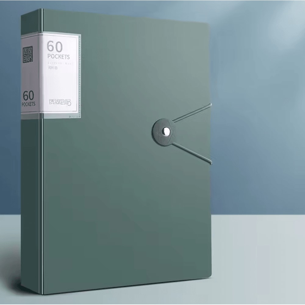 60Pocket A4 Folder File Bag High Transparency Waterproof Document Organizer 8