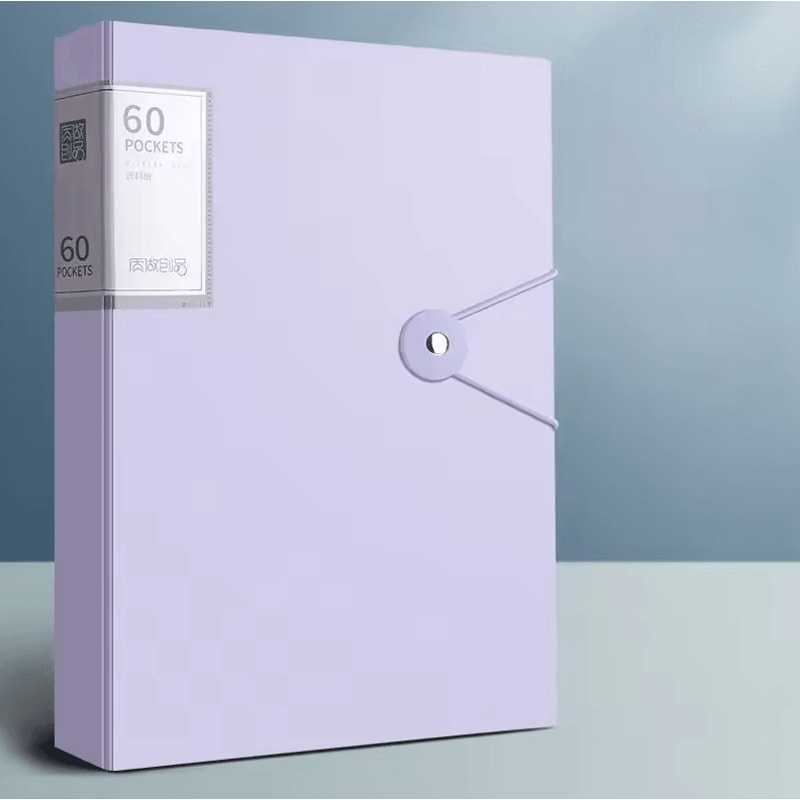 60Pocket A4 Folder File Bag High Transparency Waterproof Document Organizer 11