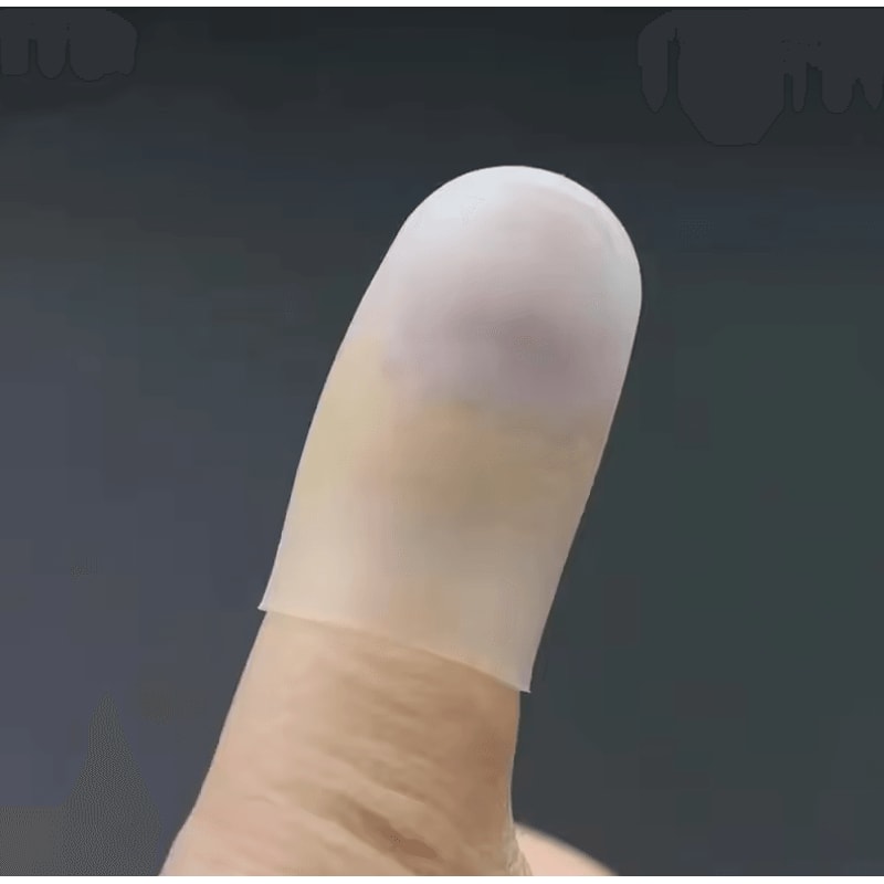 Silicone Finger Protector Sleeve Cover AntiCut Heat Resistant Finger Sleeves For Kitchen Cooking 1