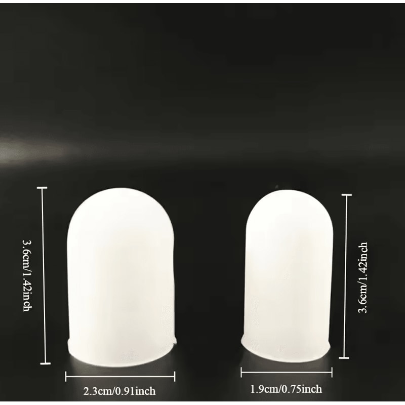 Silicone Finger Protector Sleeve Cover AntiCut Heat Resistant Finger Sleeves For Kitchen Cooking 2