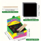 100Sheet Magical Scratch Memo Boxes Rainbow Scratch Mini Art Notes For DIY Fun 5