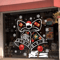 Christmas Decorative Window Stickers Festive Clock Wall Decals For Holiday Shop Home 5