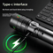 Portable LED Flashlight Strong Light Multifunctional USB Charging Outdoor Torch 4