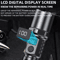 Ultra Bright LED Flashlight With Zoom Battery Indicator USB Charging Camping Light Torch 3