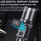 Ultra Bright LED Flashlight With Zoom Battery Indicator USB Charging Camping Light Torch 3