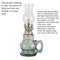 Retro Windproof Glass Oil Lamp Mini Kerosene Lantern With Handle For Indoor Use Emergency Lightin 5
