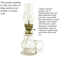 Retro Windproof Glass Oil Lamp Mini Kerosene Lantern With Handle For Indoor Use Emergency Lightin 6