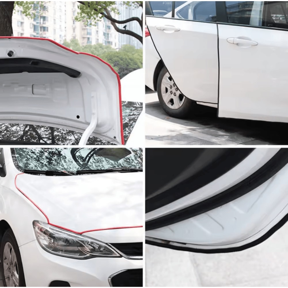 10m Car Rubber Edging Protection Strip Door Edge Guards Side Protector Trim Molding 2