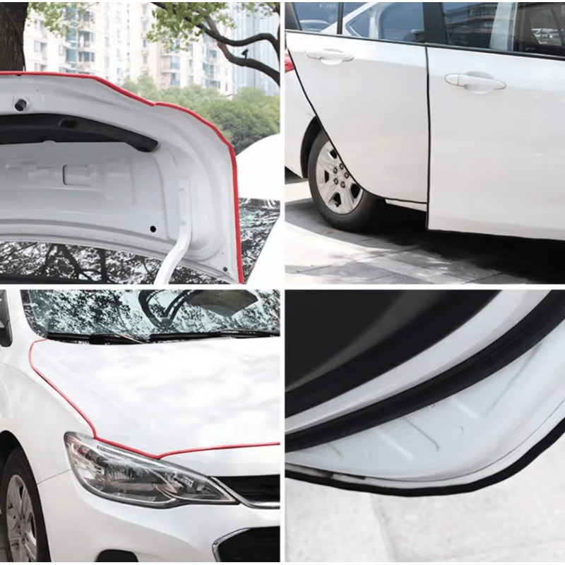 10m Car Rubber Edging Protection Strip Door Edge Guards Side Protector Trim Molding 2