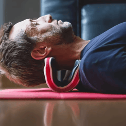 new design neck and shoulder relaxer traction pillow – portable cervical spine stretching orthosis