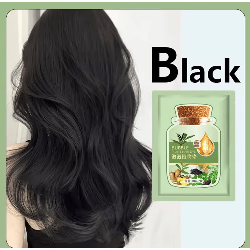 Pure Natural Herbal Hair Dye Shampoo 5Minute NonIrritating Hair Color Change Repair 5