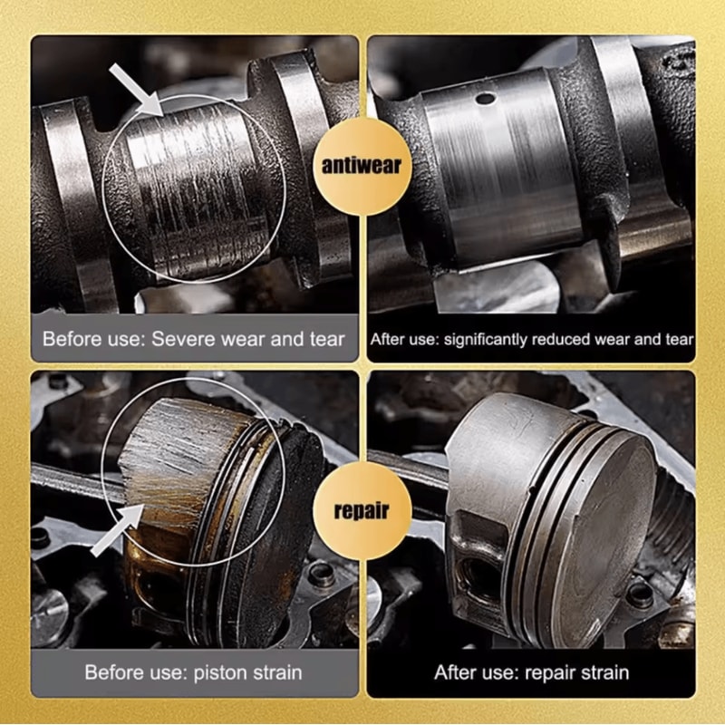 60ml Engine AntiWear Repair Protectant Noise Reduction AntiShake AntiRust AntiOxidation Agent 1