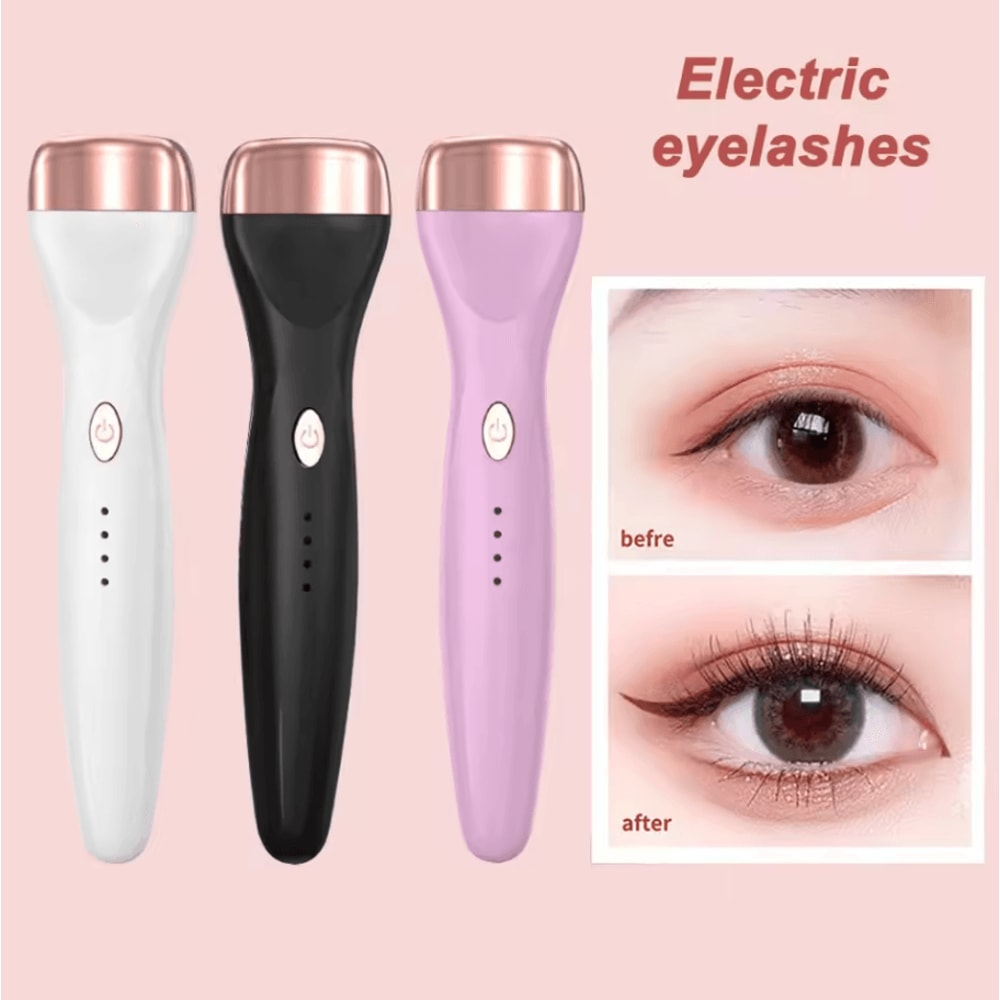 Portable 5D Heating Curling Electric Eyelash Curler 3Mode Heated Lash Perm Makeup Tool 0