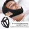 AntiSnoring Chin Strap Device Adjustable Breathable Snore Stopper With Lower Jaw Support 1