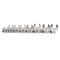 38Inch Nut Crowfoot Wrench Set 8Piece Imperial Bullhorn Wrench Heads 1