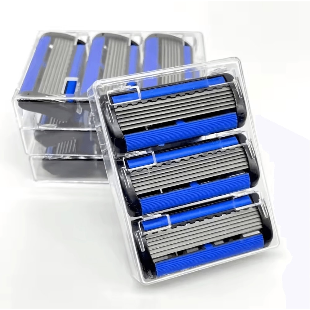 Classic 6Edge Safety Razor Manual Shaver With 27 Replacement Blades For Mens Womens Hair Removal 2