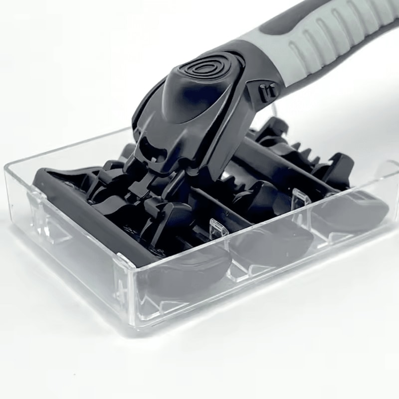 Classic 6Edge Safety Razor Manual Shaver With 27 Replacement Blades For Mens Womens Hair Removal 3