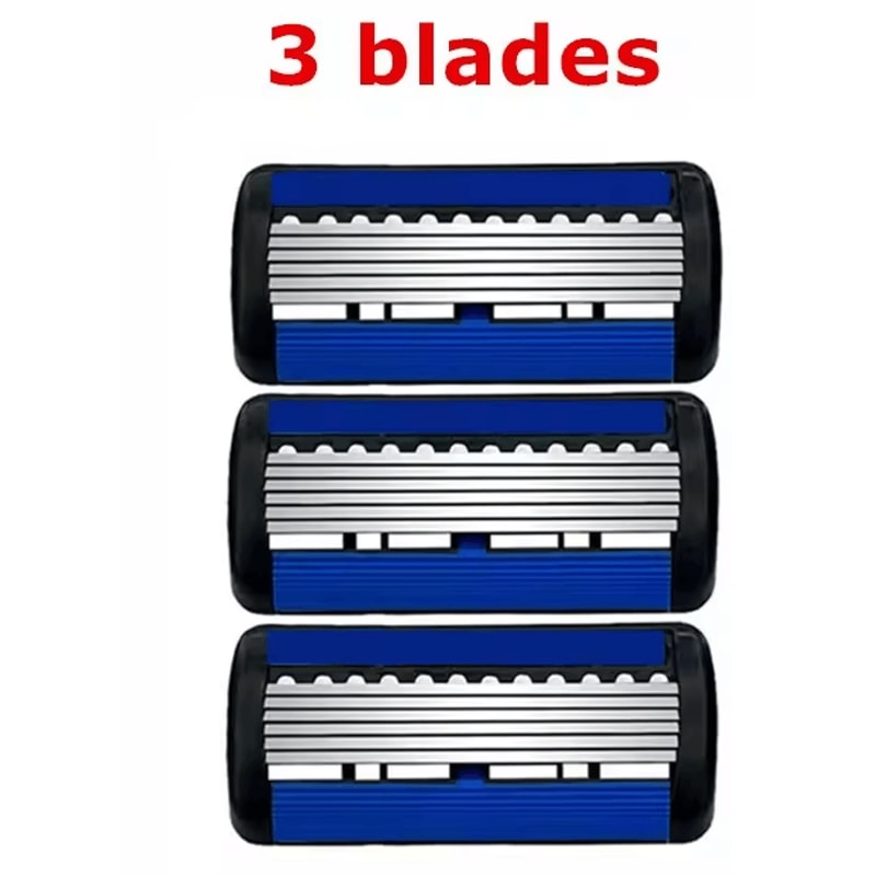 Classic 6Edge Safety Razor Manual Shaver With 27 Replacement Blades For Mens Womens Hair Removal 6