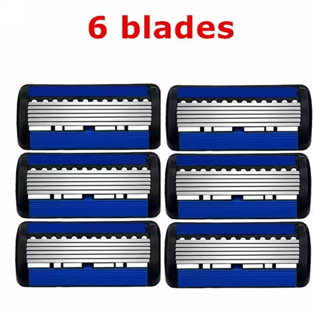 Classic 6Edge Safety Razor Manual Shaver With 27 Replacement Blades For Mens Womens Hair Removal 7