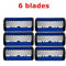 Classic 6Edge Safety Razor Manual Shaver With 27 Replacement Blades For Mens Womens Hair Removal 7