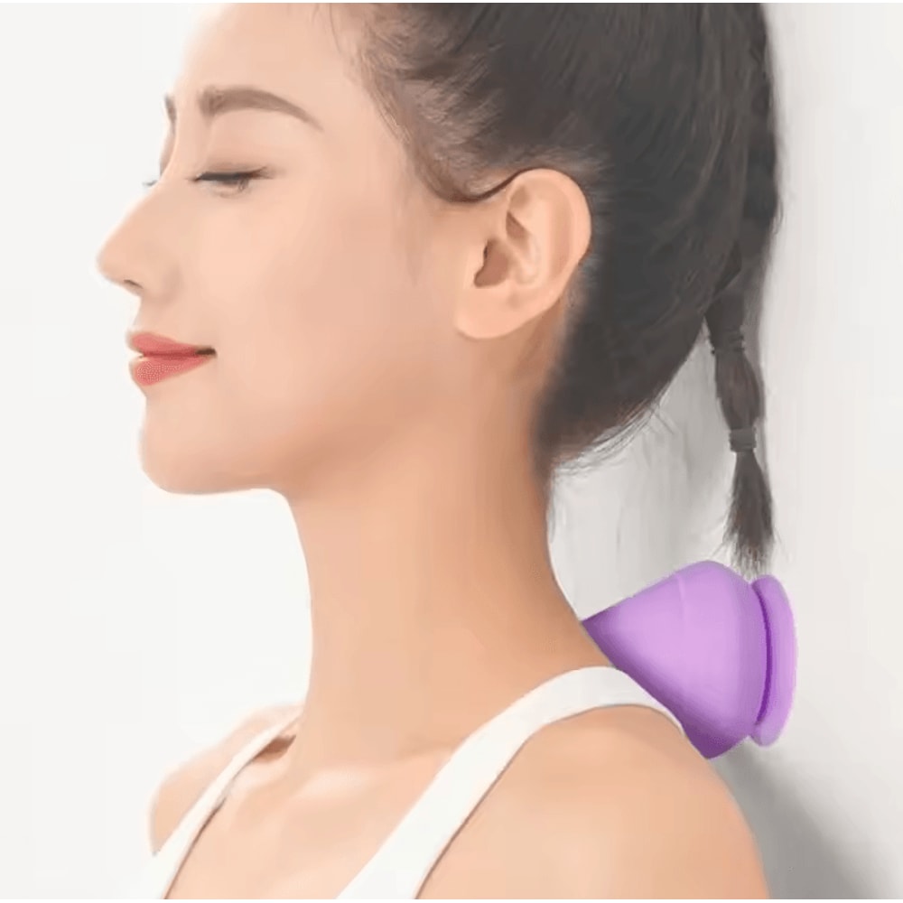 WallMounted Fascia Cone MultiFunction Suction Cup Massager Trigger Point Back Arm Foot Relief 2