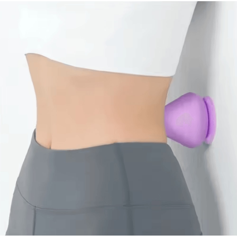 WallMounted Fascia Cone MultiFunction Suction Cup Massager Trigger Point Back Arm Foot Relief 3