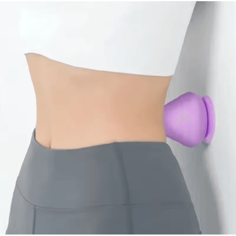 WallMounted Fascia Cone MultiFunction Suction Cup Massager Trigger Point Back Arm Foot Relief 3