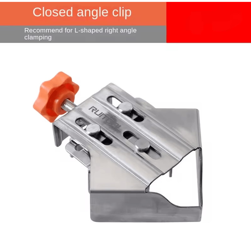 Adjustable Multipurpose Stainless Frame Clamps 90 OpenClosed Woodworking Corner Fixing Clips 6