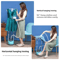 EU Handheld DoubleRod Garment Steamer FastHeating Vertical Clothes Steaming Iron 1