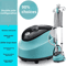 EU Handheld DoubleRod Garment Steamer FastHeating Vertical Clothes Steaming Iron 6