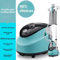 EU Handheld DoubleRod Garment Steamer FastHeating Vertical Clothes Steaming Iron 6